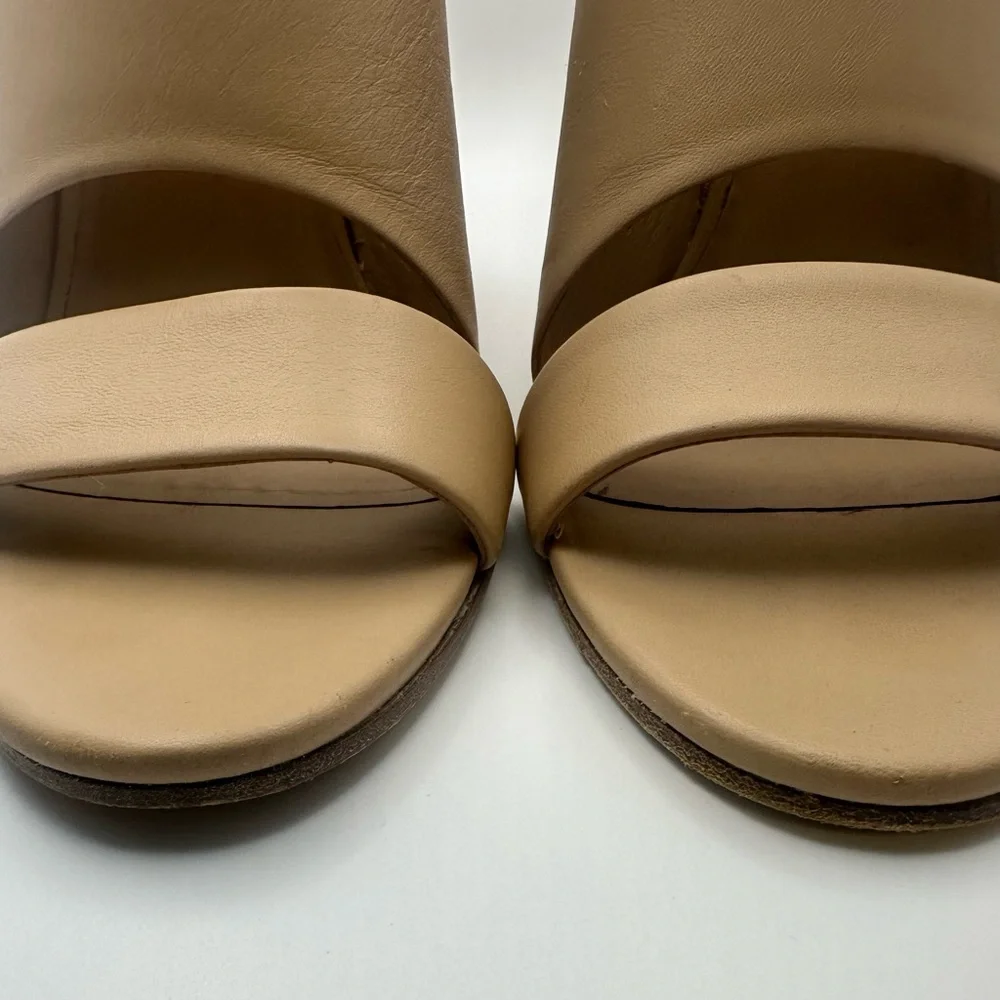 Vince || Karen Women’s Nude Wedge Sandal - Leather‎ Slingback